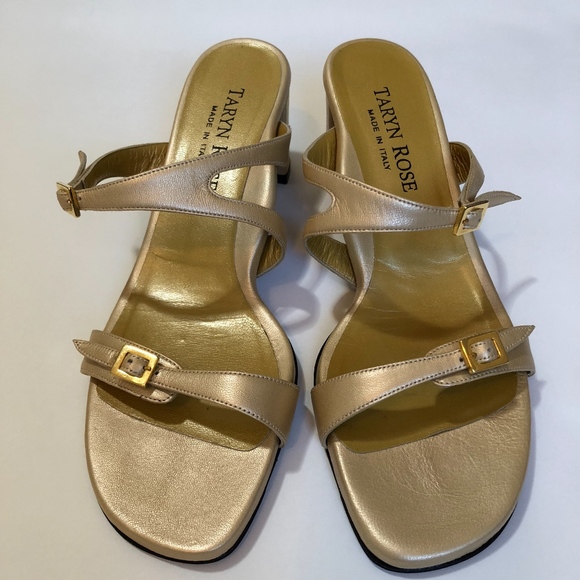 Taryn Rose in Gold Sandals - Made in Italy - Picture 2 of 7